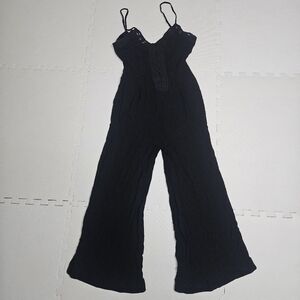 Cotton Candy Black Lace Detail Garment